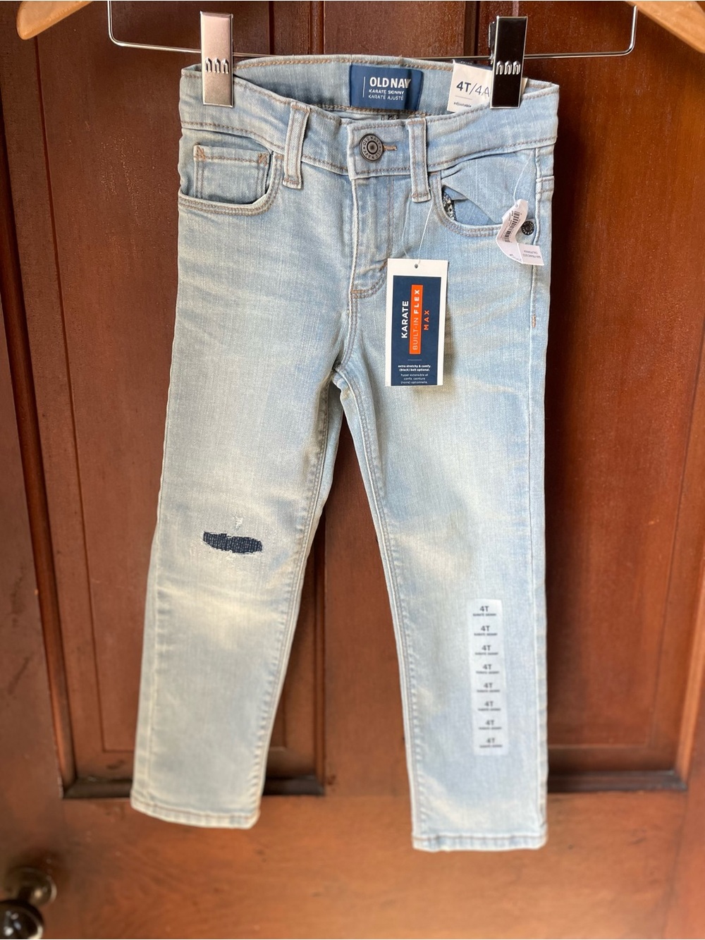 Old Navy boys 4T karate jeans nwt